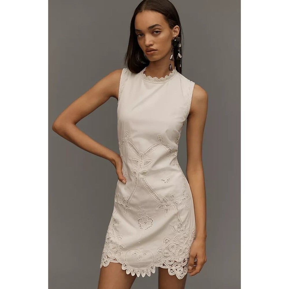 Anthropologie Lace Mini Dress size 4